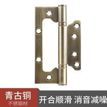 Hinge household wooden door door suction door cabinet indoor slotted buffer simple inner and outer room thick loose leaf