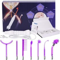 7 in 1 High Frequency Electrotherapy Wand Glass Tube Machine
