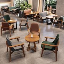 Milk Tea Shop Sofa Catering Commercial Designer Furniture Negotiation Reception Rest Area Leisure Book Bar Cafe Direct Sales