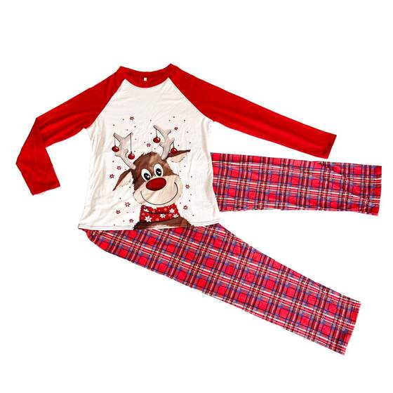 Christmas home parent-child outfit pajamas suit Christmas home parent-child outfit pajamas suit