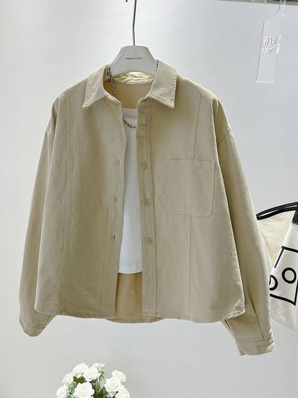 Hong Kong style salt short shirt for women long-sleeved spring and autumn new loose versatile jacket casual slim top jacket
Hong Kong style salt short shirt for women long-sleeved spring and autumn new loose versatile jacket casual slim top jacket