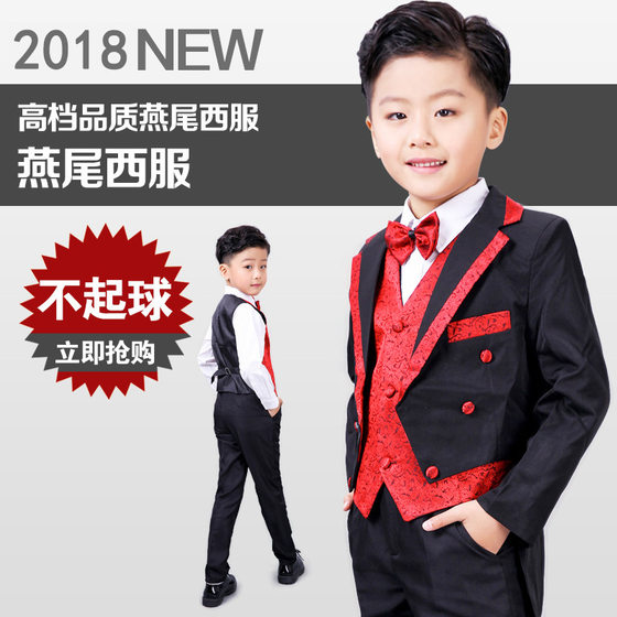 Children's tuxedo suit boys' dress boys' suit piano costume hosting show costume
Children's tuxedo suit boys' dress boys' suit piano costume hosting show costume