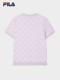 Fila 공식 여성 스웨터 2024 겨울 뉴 패션 캐주얼 기본 Jacquard Short-Sleeved Top Fila 공식 여성 스웨터 2024 겨울 뉴 패션 캐주얼 기본 Jacquard Short-Sleeved Top