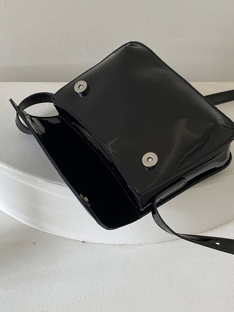 сумка fashion patent leather lady sling bag pu leather women phone OTHER