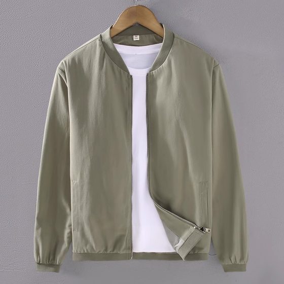 BOZZ BURY~fine and comfortable! Japanese simple jacket for men's spring and autumn retro cotton stand collar baseball uniform jacket
BOZZ BURY~fine and comfortable! Japanese simple jacket for men's spring and autumn retro cotton stand collar baseball uniform jacket