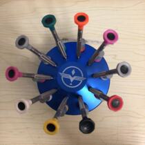 Trimming tools KWONG YUEN watchmaking screwdriver screwdriver set Ten pieces of blue base line screwdriver