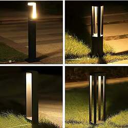 led outdoor solar lawn light new simple modern villa garden waterproof courtyard light community landscape light