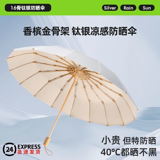 Titanium silver double-layer vinyl parasol anti-ultraviolet radiation sun umbrella dual-purpose folding umbrella upf50+
Titanium silver double-layer vinyl parasol anti-ultraviolet radiation sun umbrella dual-purpose folding umbrella upf50+