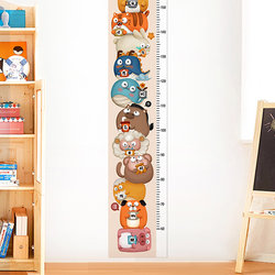 Height stickers that won’t hurt the wall. Children’s height stickers. Removable baby height measuring tool. The whole wallpaper is waterproof.