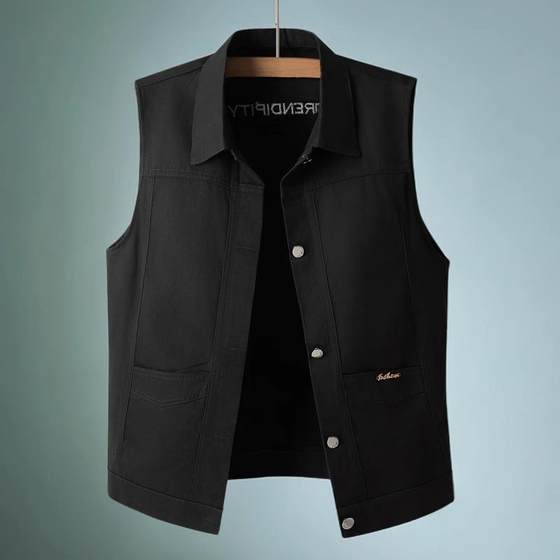 High-end embroidered denim vest short jacket for men 2025 new summer sleeveless vest horse clip vest men
High-end embroidered denim vest short jacket for men 2025 new summer sleeveless vest horse clip vest men