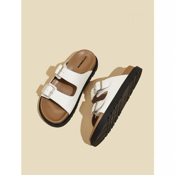 LAYERMOOD Birken shoes women's summer soft sole lazy Birken slippers thick sole one-strip outdoor beach sandals
LAYERMOOD Birken shoes women's summer soft sole lazy Birken slippers thick sole one-strip outdoor beach sandals