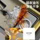 Wanhe Kitchen Sink Full Stainless Steel 대형 싱글 스토브 야채 싱크 싱크 수집 및 슬래그 테이블 식기 세척기 가정용 두꺼운 야채 싱크대 Wanhe Kitchen Sink Full Stainless Steel 대형 싱글 스토브 야채 싱크 싱크 수집 및 슬래그 테이블 식기 세척기 가정용 두꺼운 야채 싱크대
