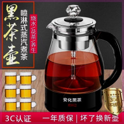 Anhua black tea steam teapot large-capacity steam automatic black tea Pu'er teapot glass electric hot water teapot