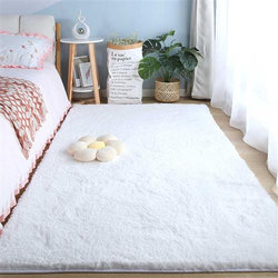 Thick plush bedside blanket full bedroom bedside blanket girl room floor mat ins style princess room bedside carpet