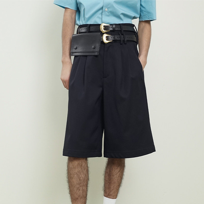 NAMACHEKO 25SS DOUBLE WAISTBAND SHORTS 双腰畔短裤