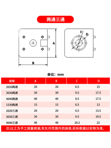 알루미늄 프로파일 직각 3 차원 연결 블록 2020/3030/4040 양방향 양방향 3 방향 15302040 연결 부품 알루미늄 프로파일 직각 3 차원 연결 블록 2020/3030/4040 양방향 양방향 3 방향 15302040 연결 부품