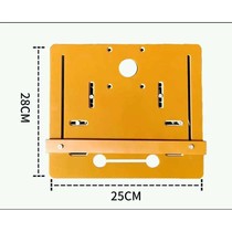 Woodworking portable cutting machine bottom plate bricklayer marble machine bottom plate can cut 45 degree angle trimming machine bottom plate with support strip