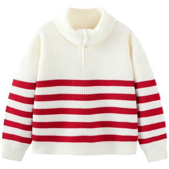 Mini Barabala sweater for women's college style 2025 autumn and winter new French age-reducing knitted lapel striped top
Mini Barabala sweater for women's college style 2025 autumn and winter new French age-reducing knitted lapel striped top