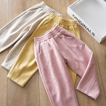 Joker god pants fat girls wool pants 2021 autumn and winter new foreign style outside wear loose casual pants woolen pants