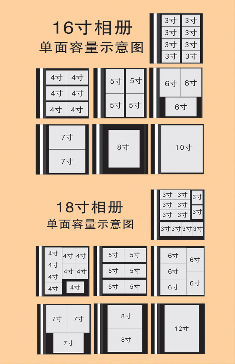 diy相册本纪念册手工家庭大容量粘贴式覆膜宝宝自粘式影集定制