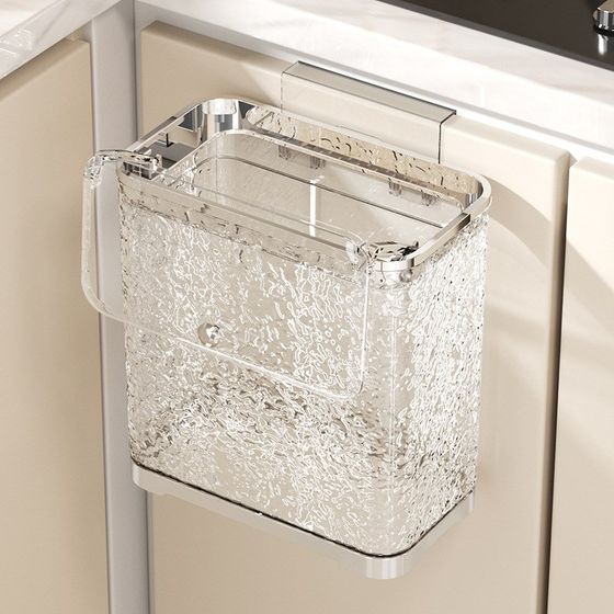Kitchen trash can wall-mounted household light luxury bathroom trash can cabinet door T kitchen waste classification storage
Kitchen trash can wall-mounted household light luxury bathroom trash can cabinet door T kitchen waste classification storage