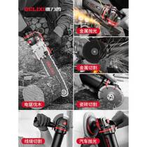 Angle grinder modified electric chain saw logging saw household small multi-functional handheld woodworking electric saw