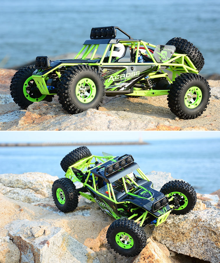 伟力12428遥控车 成人高速rc越野攀爬四驱遥控赛车大脚玩具漂移车