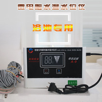 Microcomputer water temperature and level meter