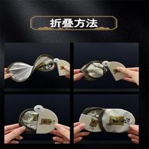 Reflective board fan folding fan portable fan fill light small group fan selfie lighting mini fan small fan new Chinese style