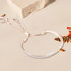 Lovisa Rose Gold Bracelet for Women Glitter Pink Ring Buckle High-End Bracelet 틈새 시장 스타 네일 모래 팔찌 가득한 디자인 Lovisa Rose Gold Bracelet for Women Glitter Pink Ring Buckle High-End Bracelet 틈새 시장 스타 네일 모래 팔찌 가득한 디자인
