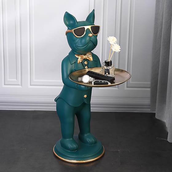 Internet celebrity Fighting Dog ornaments for living room large floor-standing tray TV cabinet next to the sofa light luxury home soft decorations
Internet celebrity Fighting Dog ornaments for living room large floor-standing tray TV cabinet next to the sofa light luxury home soft decorations