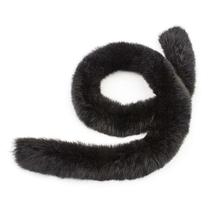 Rabbit fur top accessories clothing DIY handmade shoe mouth Tang suit decoration tops lace lace white fur fur