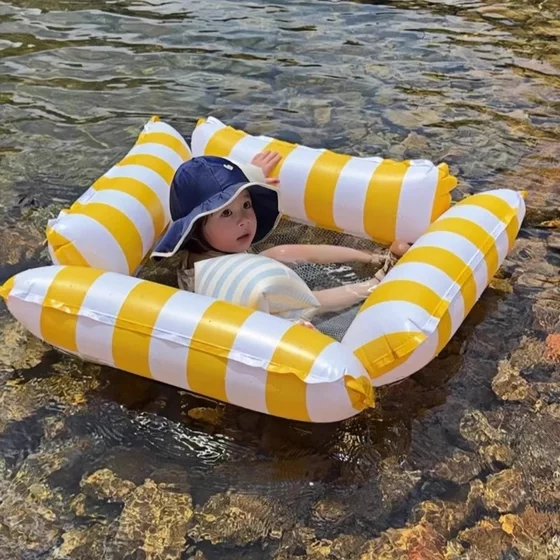 Swimming ring floating bed children's inflatable floating row chair water floating artifact baby sits on the circle and plays with water equipment
Swimming ring floating bed children's inflatable floating row chair water floating artifact baby sits on the circle and plays with water equipment