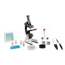High-definition 1200x childrens microscope with light source metal optical microscope students scientific experiments can see bacteria