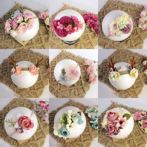 Children's photography props, baby headdress, baby head flower, newborn photography accessories, hair head flower
Children's photography props, baby headdress, baby head flower, newborn photography accessories, hair head flower