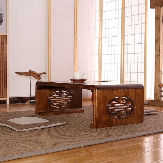 Solid wood tatami coffee table bay window table Japanese floor low tea table kang table kang table carving Chinese study table floor table
Solid wood tatami coffee table bay window table Japanese floor low tea table kang table kang table carving Chinese study table floor table