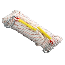 Static rope safety rope wear-resistant rescue rope outdoor climbing rope binding rope safety rope high-altitude nylon rope steel wire core