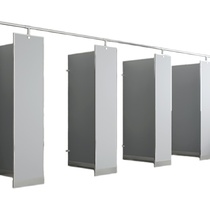 Public restroom toilet shower room construction site dormitory bathhouse bathhouse partition wall shower room partition PVC waterproof board