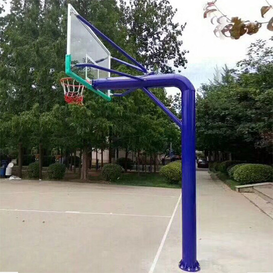 Standard basketball rack outdoor buried adult outdoor basketball rack Yidong future fixed basketball rack thickened Standard basketball rack outdoor buried adult outdoor basketball rack Yidong future fixed basketball rack thickened