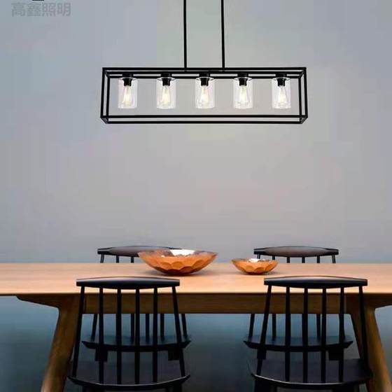 Chandelier American country retro industrial style rectangular wrought iron living room restaurant clothing store Amazon hot style
Chandelier American country retro industrial style rectangular wrought iron living room restaurant clothing store Amazon hot style