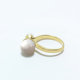 마약 사냥꾼 Jiang Yinan Chu Ying S925 Silver Ring Rose Gold Pearl과 같은 스타일 마약 사냥꾼 Jiang Yinan Chu Ying S925 Silver Ring Rose Gold Pearl과 같은 스타일