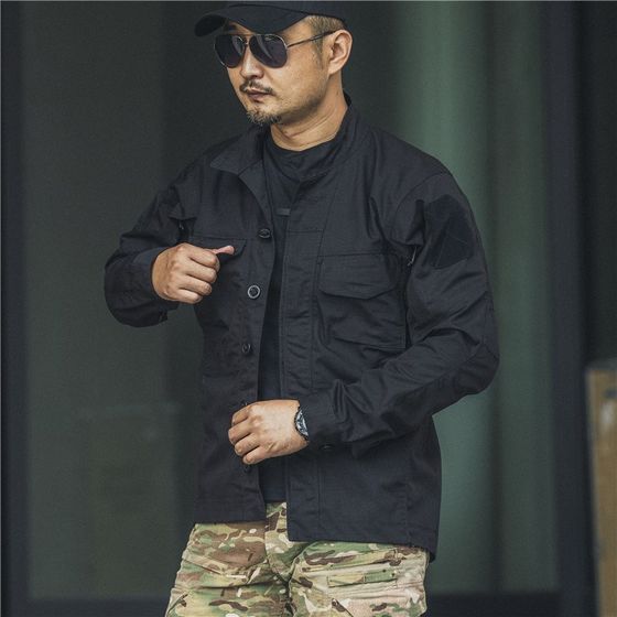 Consul's tactical jacket men's k spring and autumn top stand collar waterproof outdoor military fan jacket multi-pocket training
Consul's tactical jacket men's k spring and autumn top stand collar waterproof outdoor military fan jacket multi-pocket training
