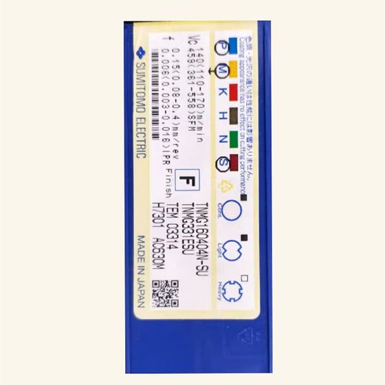 Sumitomo TNMG160404N-SU AC630M TNMG160402N-SU AC630M CNC 블레이드 Sumitomo TNMG160404N-SU AC630M TNMG160402N-SU AC630M CNC 블레이드