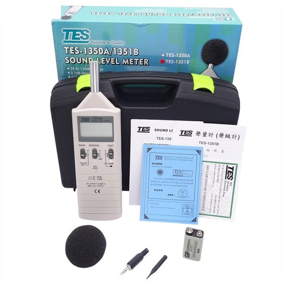 대만 타이시 소음계 TES-1351B 디지털 사운드 레벨 데시벨 테스터 소음 볼륨 감지 기기 대만 타이시 소음계 TES-1351B 디지털 사운드 레벨 데시벨 테스터 소음 볼륨 감지 기기