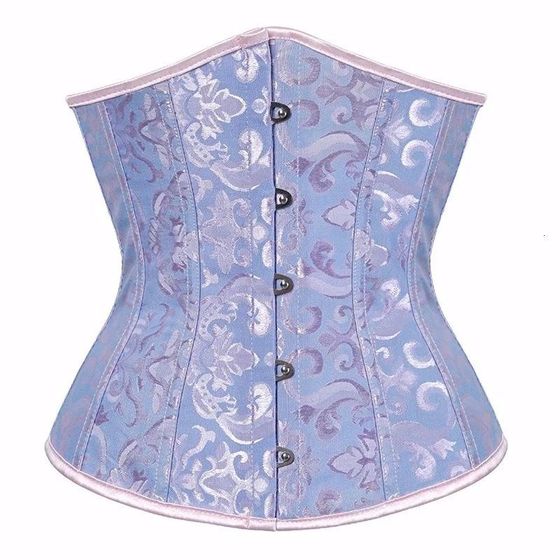 Women Gothic Sexy Satin Underbust CorIset Bustier Waist Cinc Women Gothic Sexy Satin Underbust CorIset Bustier Waist Cinc