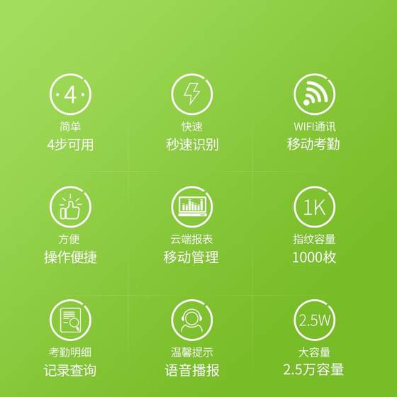Zkteco/Enji Technology Co., Ltd. WX3960 ENTERPRISE WECHAT 지문 참석자 출석 기계 점검 시스템 Zkteco/Enji Technology Co., Ltd. WX3960 ENTERPRISE WECHAT 지문 참석자 출석 기계 점검 시스템