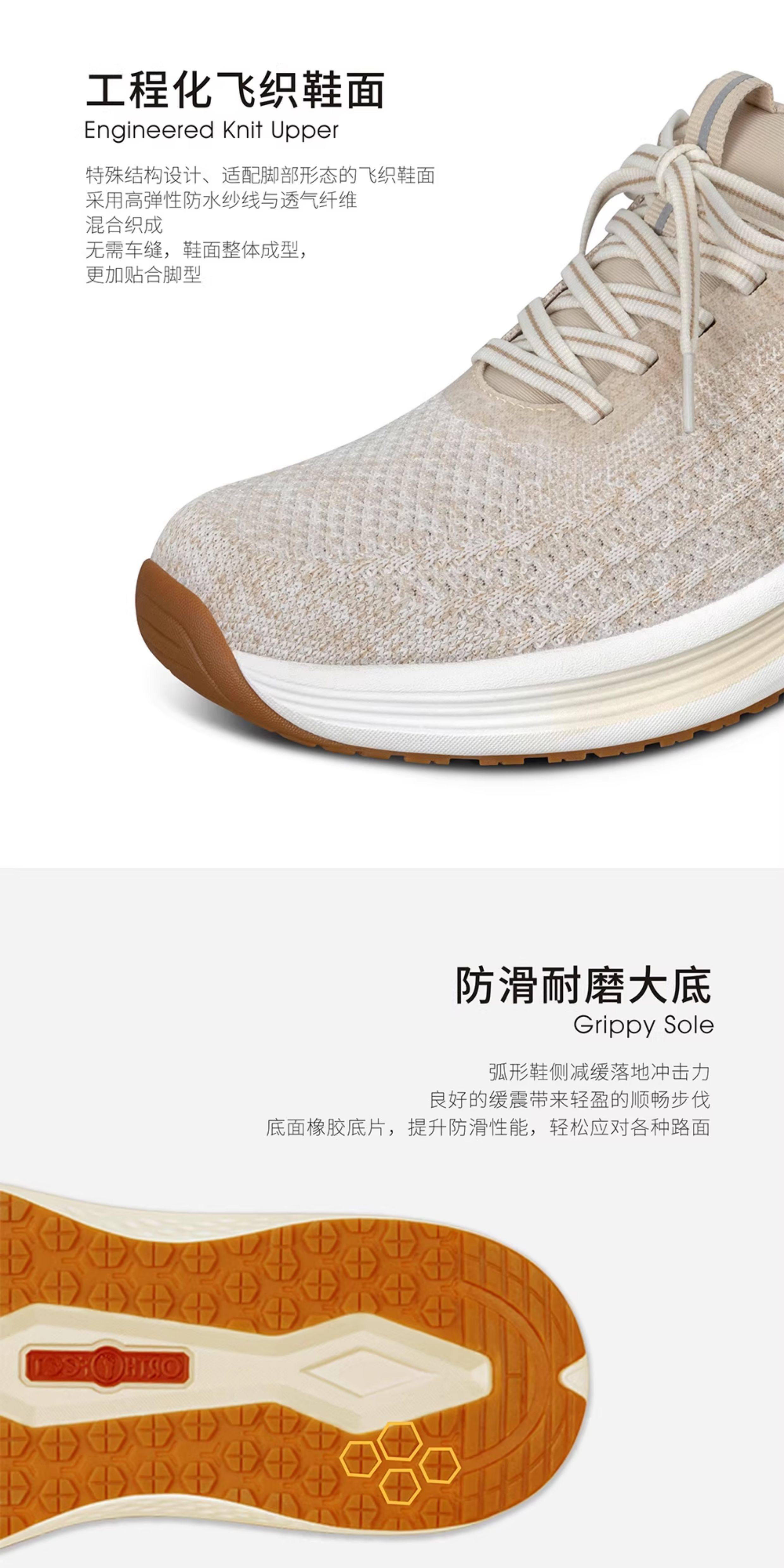 Энергичный обувь orthofeet/奥索菲特孕妇鞋一脚蹬宽楦软底防滑足弓支撑脚浮肿宽松