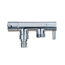 1 in 2 out water faucet drainage three-way laundry cabinet accessories