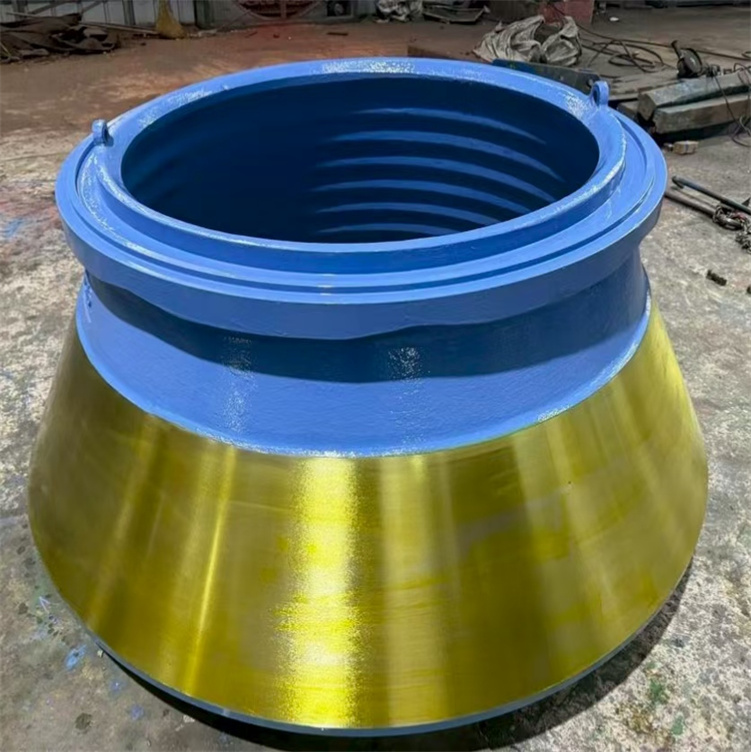 圆锥破碎机配件衬板耐磨破碎壁高锰钢材质轧臼壁