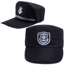 Security Hat Male Property Guard Work Clothes Accessories Training Mesh Hat Black New Summer Duck Tongue Training Hat